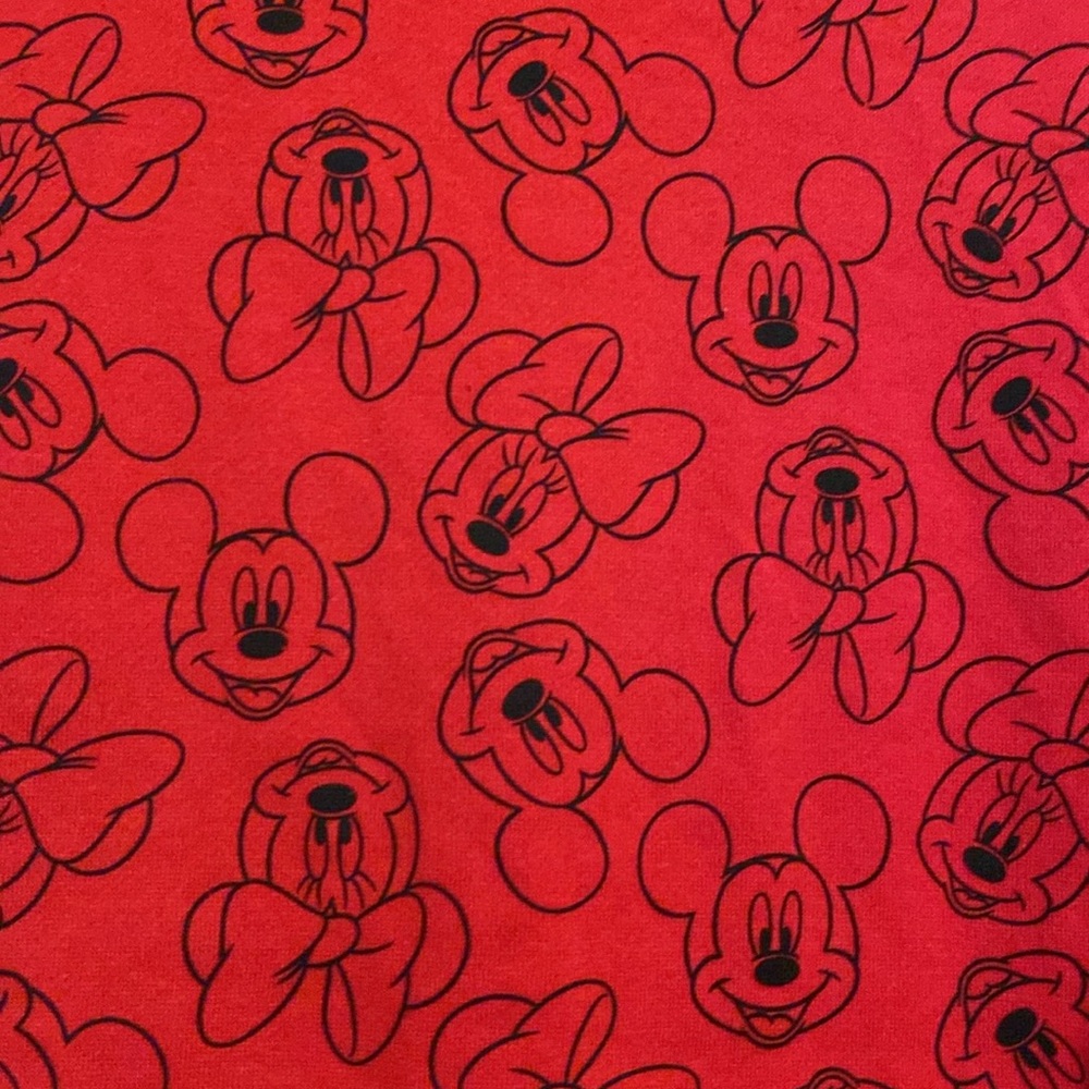 Disney Mickey Mouse Red & Black Sweatshirt & Joggers Set - Picture 4 of 10